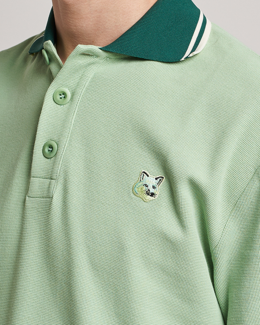 Herre | Pikéer | Maison Kitsuné | Tonal Fox Head Polo Mint