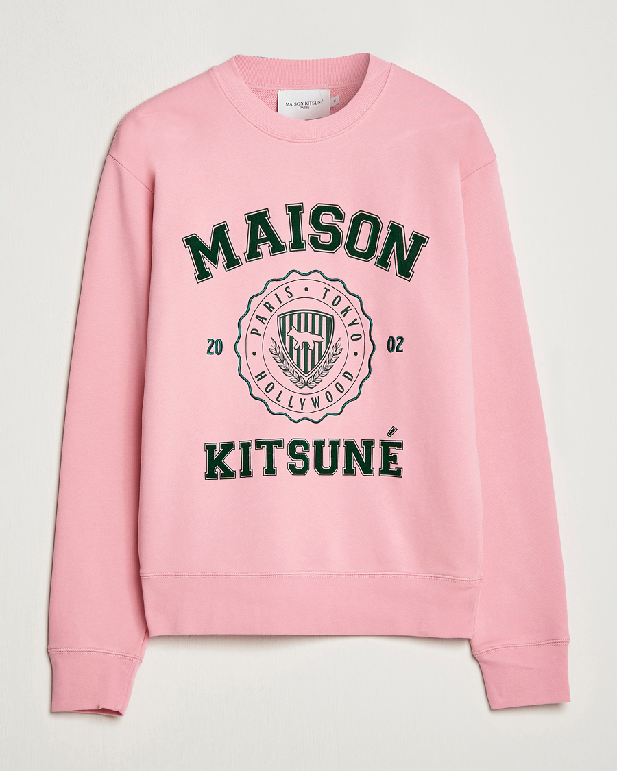 Herre | Gensere | Maison Kitsuné | Varsity Comfort Sweatshirt Strawberry