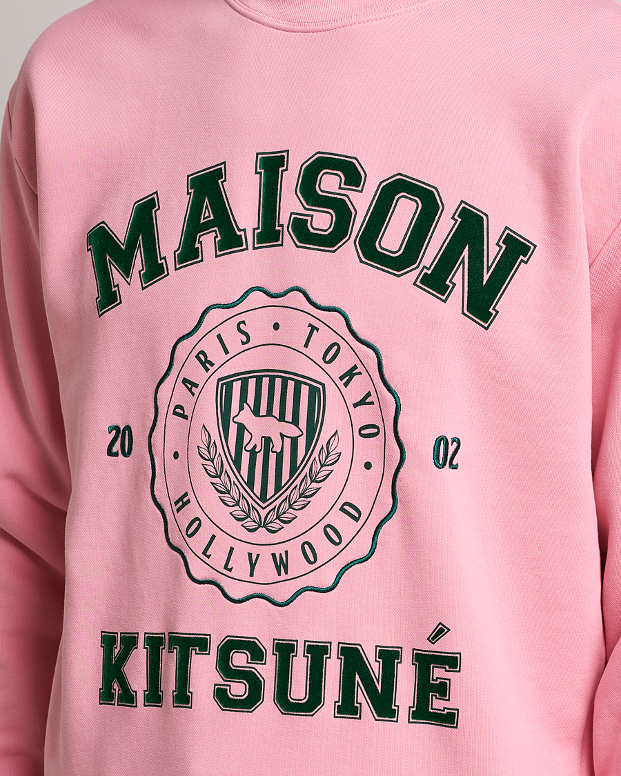 Herre | Gensere | Maison Kitsuné | Varsity Comfort Sweatshirt Strawberry