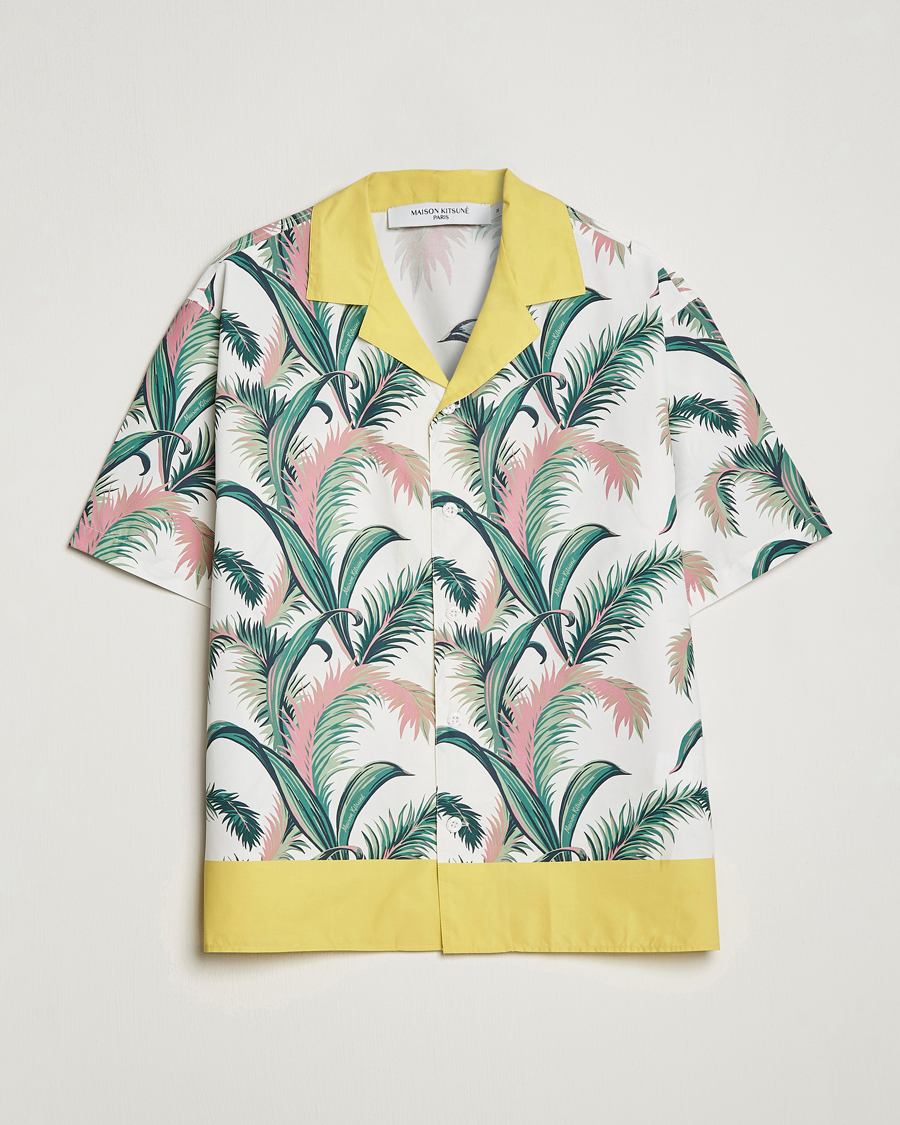 Herre | Skjorter | Maison Kitsuné | Palm Front Resort Shirt Multicolor