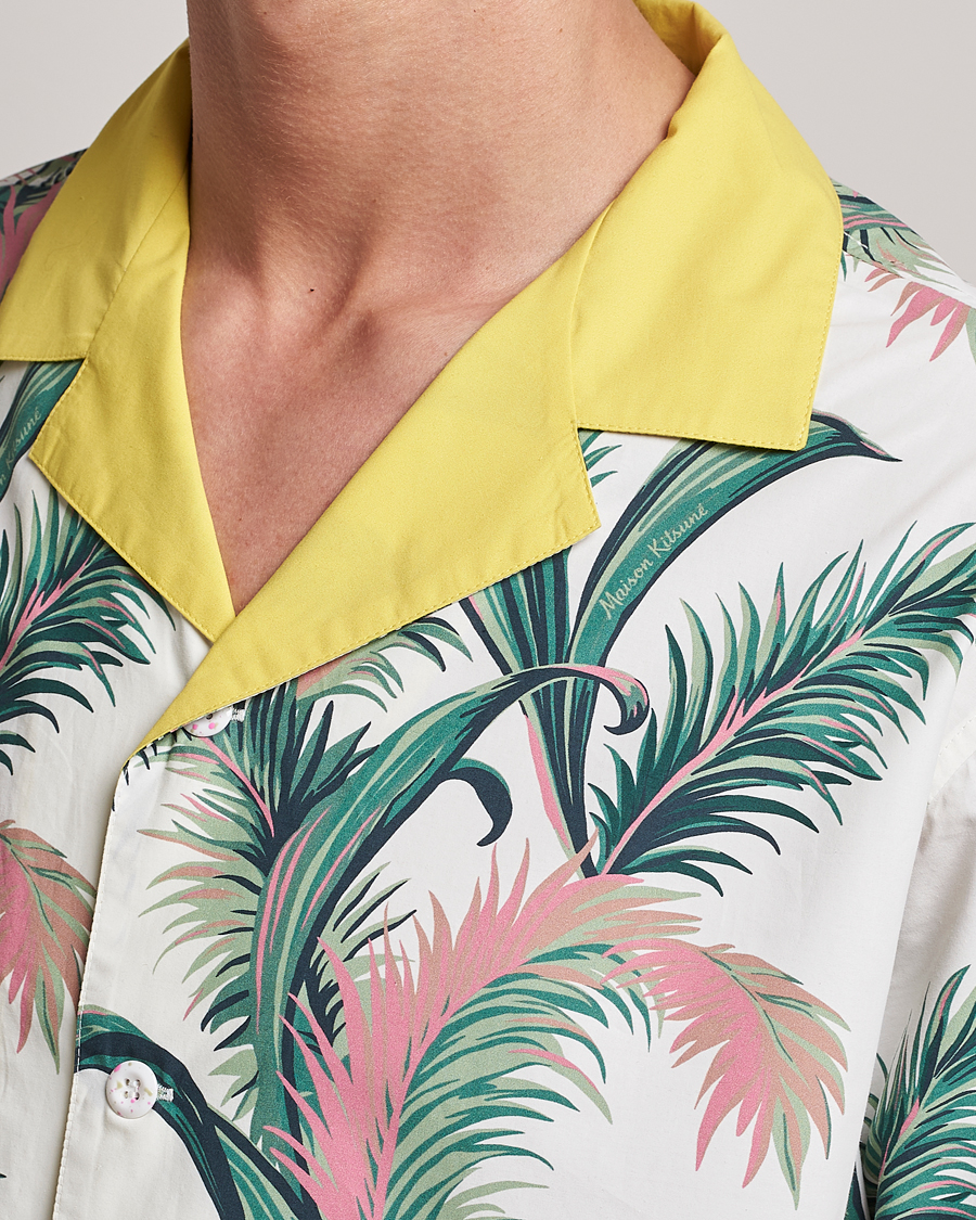 Herre | Skjorter | Maison Kitsuné | Palm Front Resort Shirt Multicolor