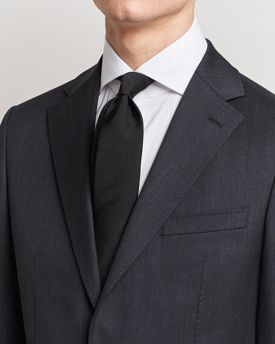 Herre | Avdelinger | BOSS BLACK | Silk 7,5 cm Tie Black