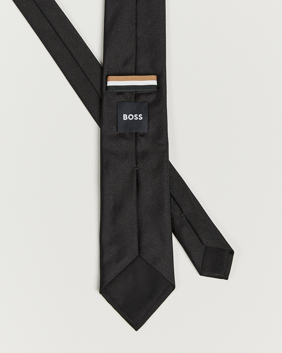 Herre | Slips | BOSS BLACK | Silk 7,5 cm Tie Black