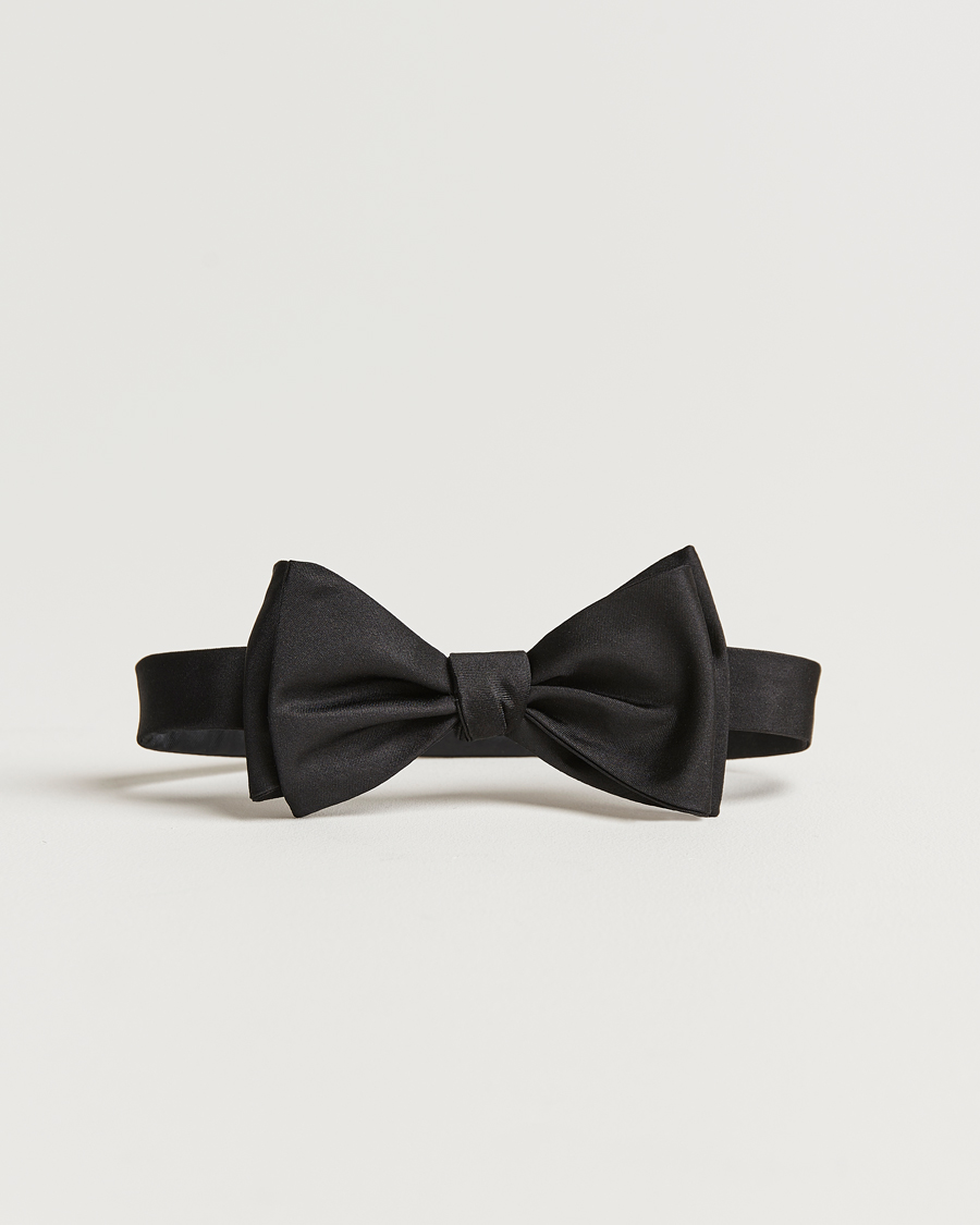 Herre | Silk Self Tie Black | BOSS BLACK | Silk Self Tie Black
