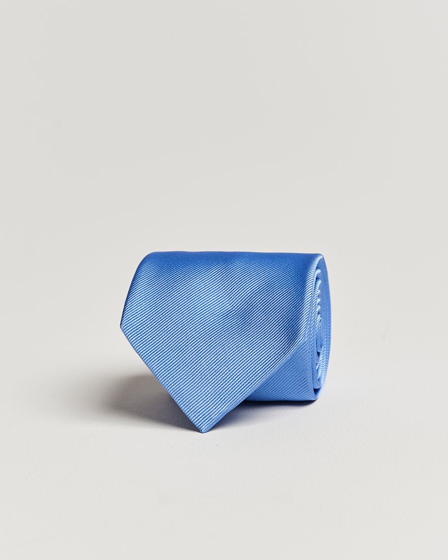 Herre | Slips | Amanda Christensen | Plain Classic Tie 8 cm Sky Blue