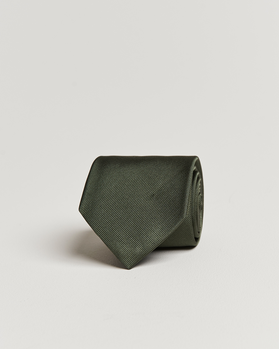 Herre |  | Amanda Christensen | Plain Classic Tie 8 cm Olive