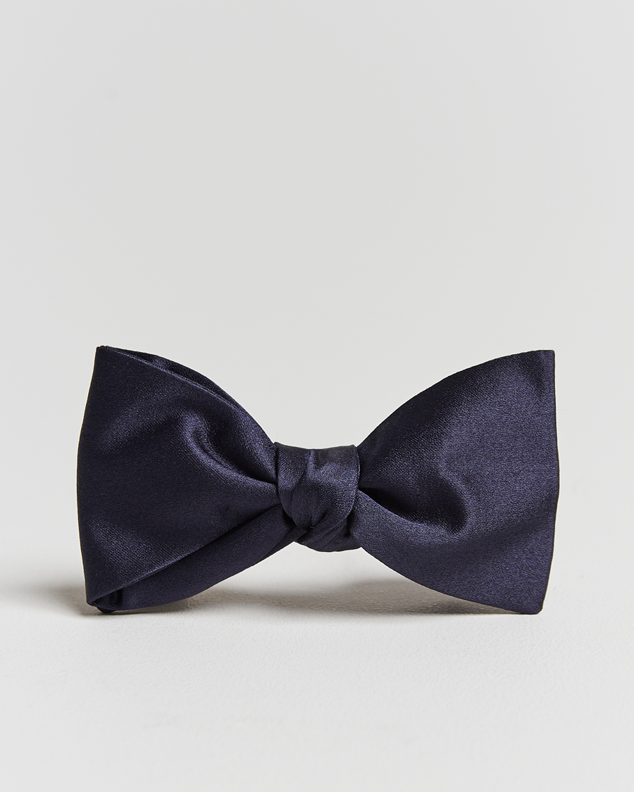 Herre | | Amanda Christensen | Self Tie Silk Ceremony Navy