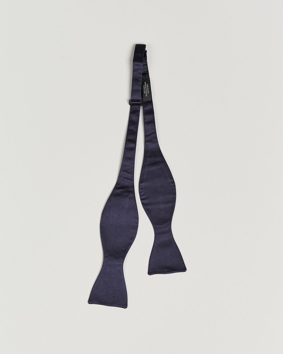 Herre | Amanda Christensen Self Tie Silk Ceremony Navy | Amanda Christensen | Self Tie Silk Ceremony Navy