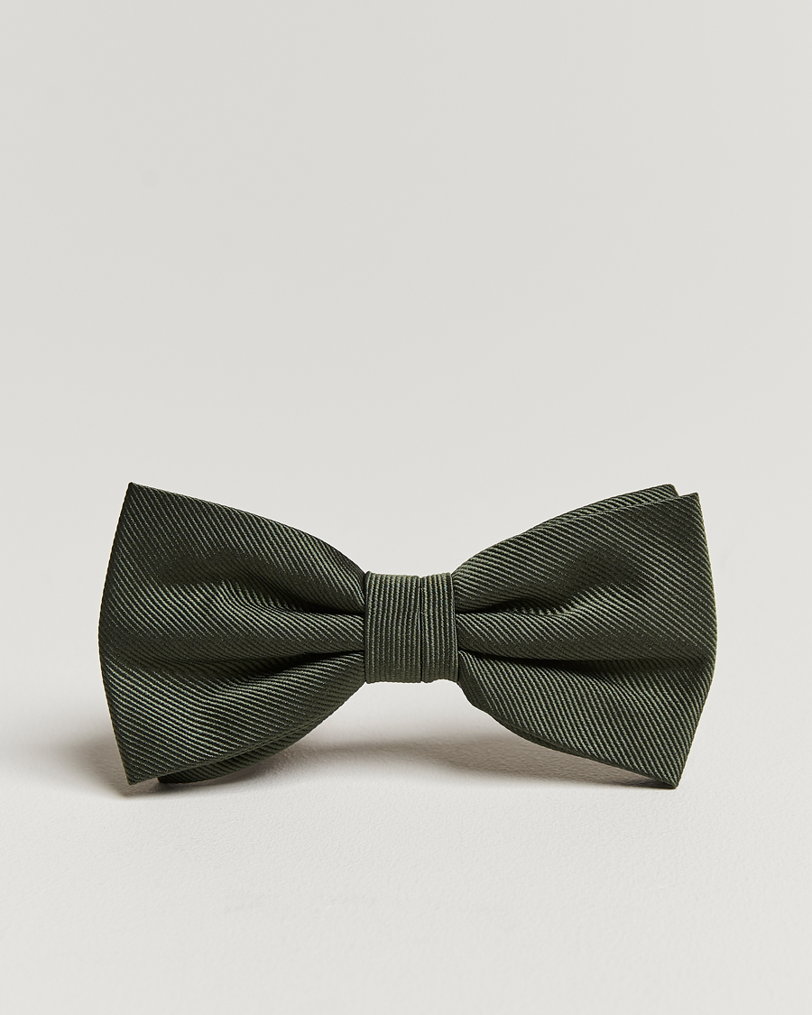 Herre | Sløyfer | Amanda Christensen | Pre Tie Silk Olive