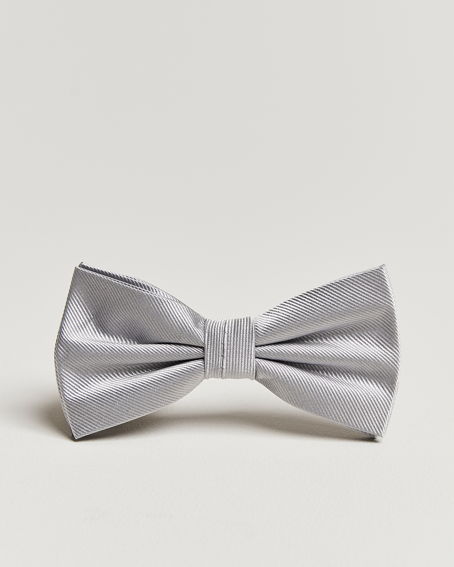 Herre | Amanda Christensen Pre Tie Silk Silver | Amanda Christensen | Pre Tie Silk Silver