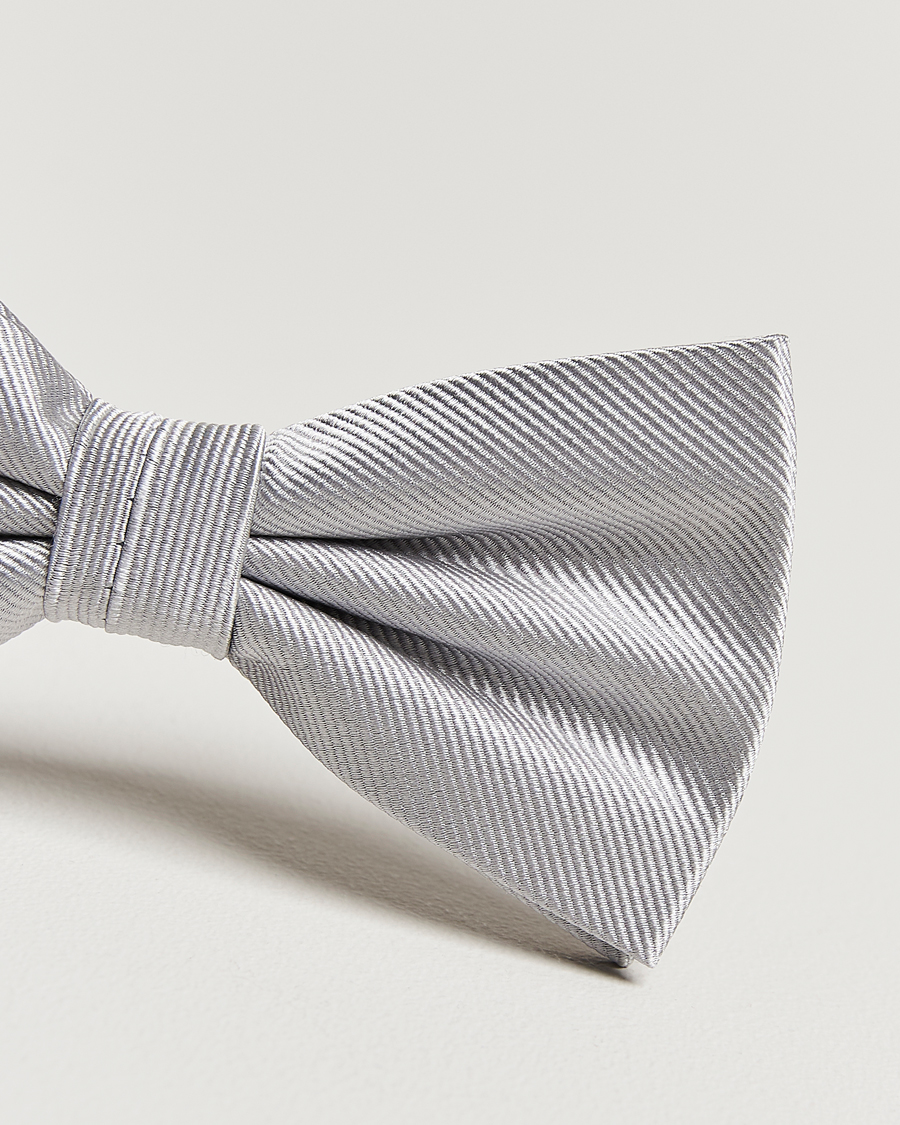 Herre | Amanda Christensen Pre Tie Silk Silver | Amanda Christensen | Pre Tie Silk Silver