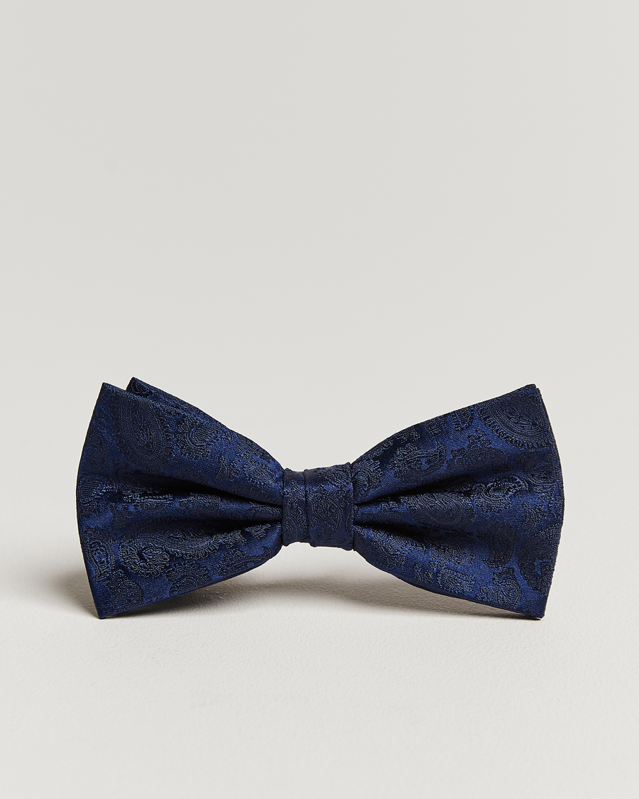 Herre | Sløyfer | Amanda Christensen | Tonal Paisley Pre Tie Silk Navy