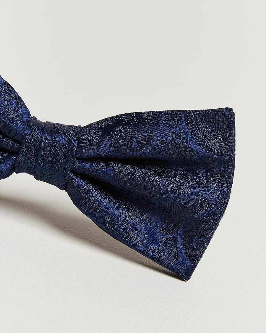 Herre | Sløyfer | Amanda Christensen | Tonal Paisley Pre Tie Silk Navy