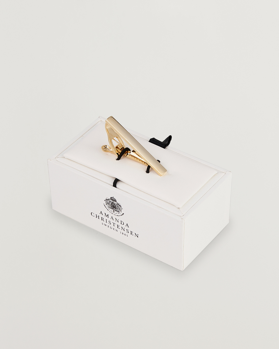 Herre | | Amanda Christensen | Tie Clip 4 cm Gold