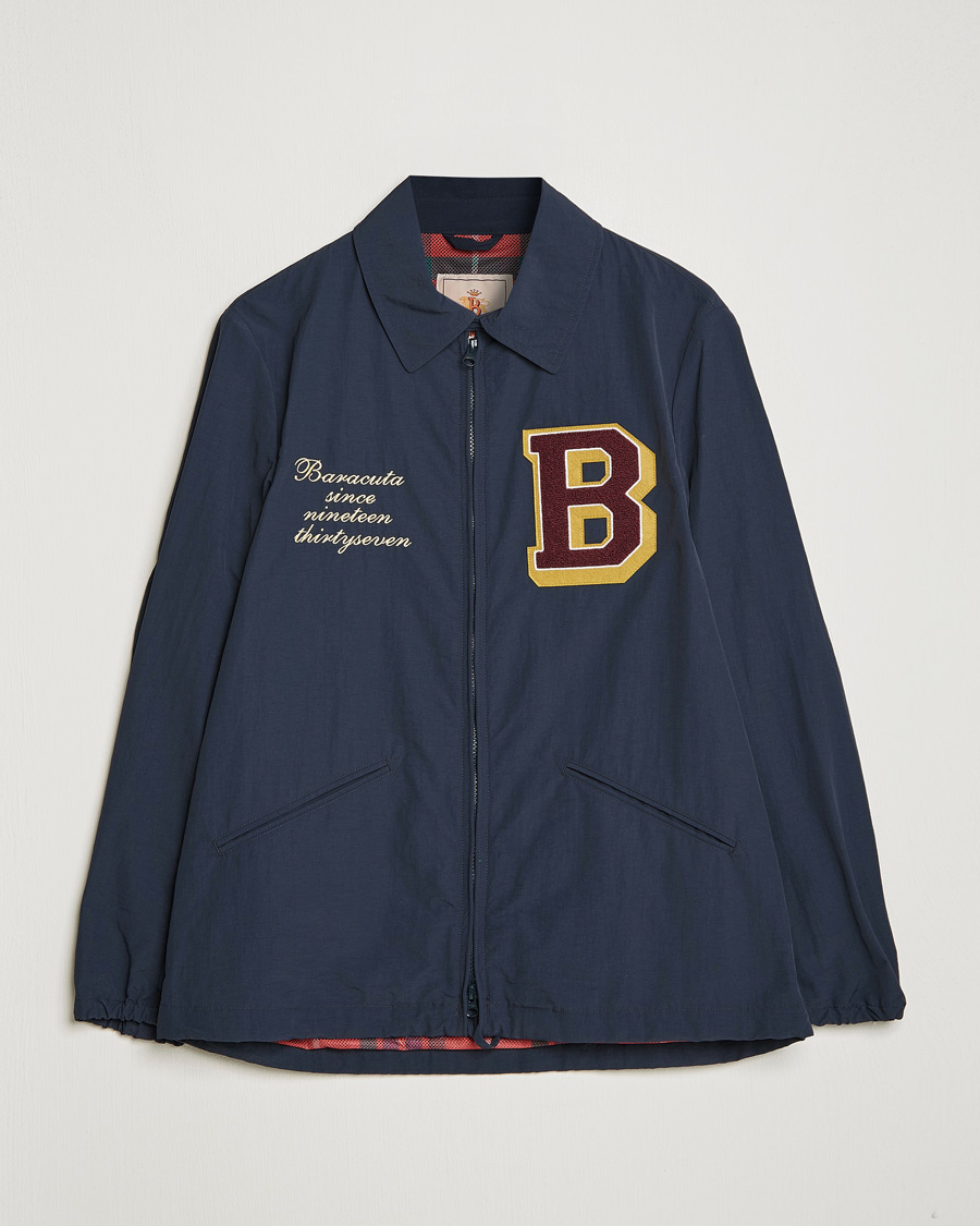 Herre | Jakker | Baracuta | Nylon Coach Jacket Navy