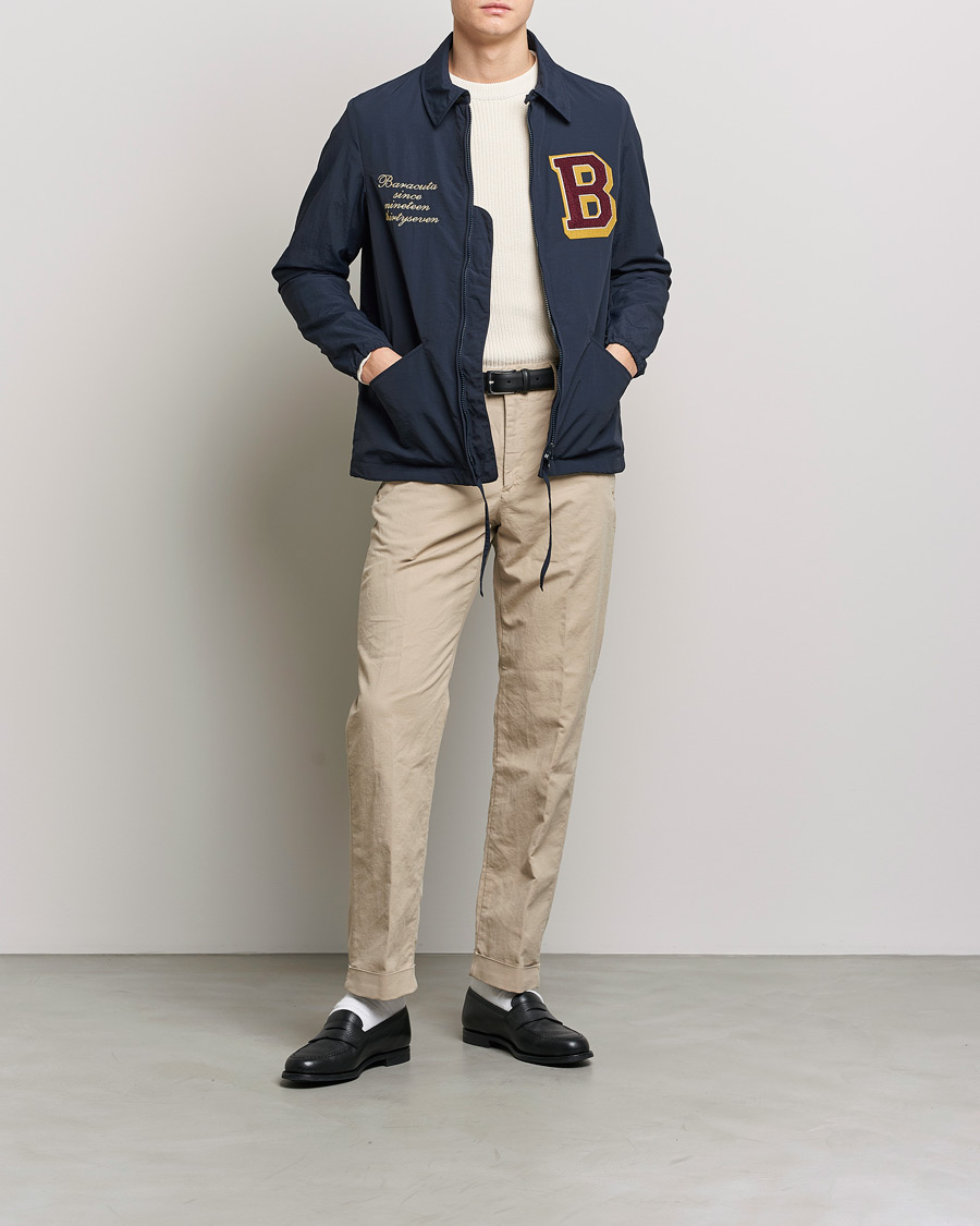 Herre | Jakker | Baracuta | Nylon Coach Jacket Navy