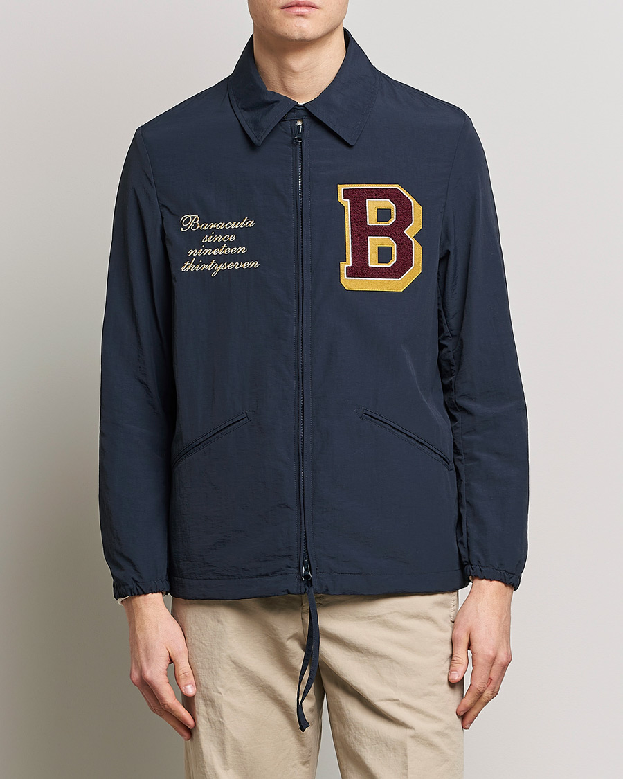 Herre | Jakker | Baracuta | Nylon Coach Jacket Navy