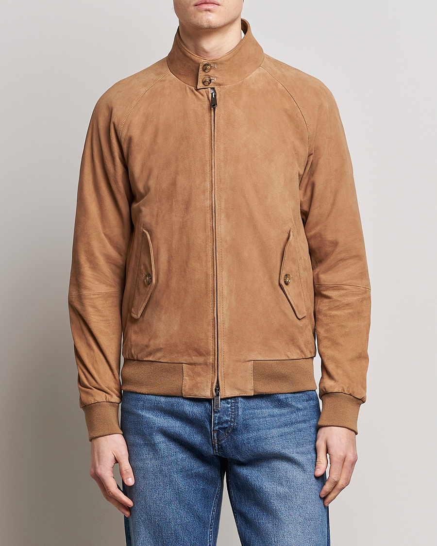 Herre | Jakker | Baracuta | G9 Suede Jacket Tobacco