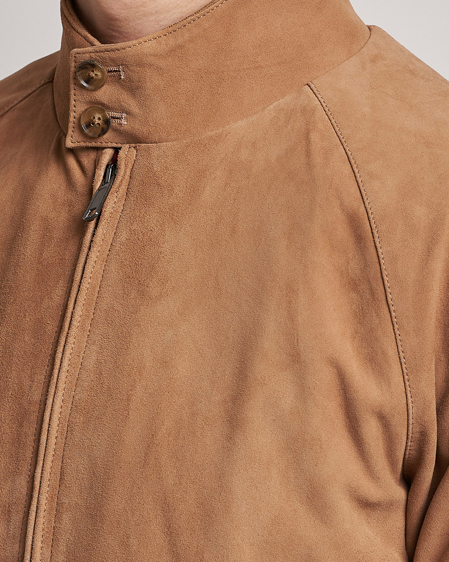 Herre | Jakker | Baracuta | G9 Suede Jacket Tobacco
