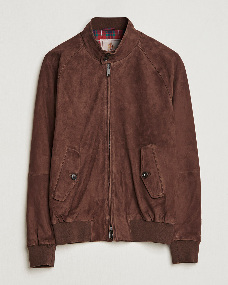 Herre | Jakker | Baracuta | G9 Suede Jacket Chocolate