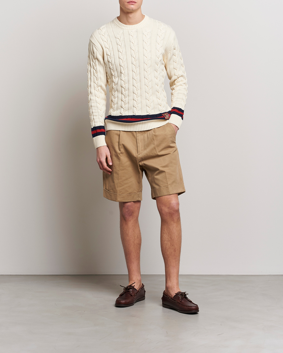 Herre | Shorts | Baracuta | Gabardine Chino Shorts Tan