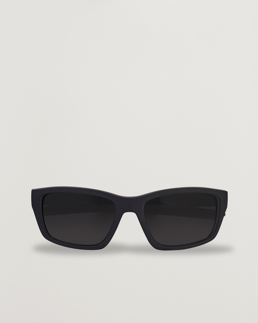 Herre | Firkantede solbriller | Prada Linea Rossa | 0PS 04YS Sunglasses Matte Black