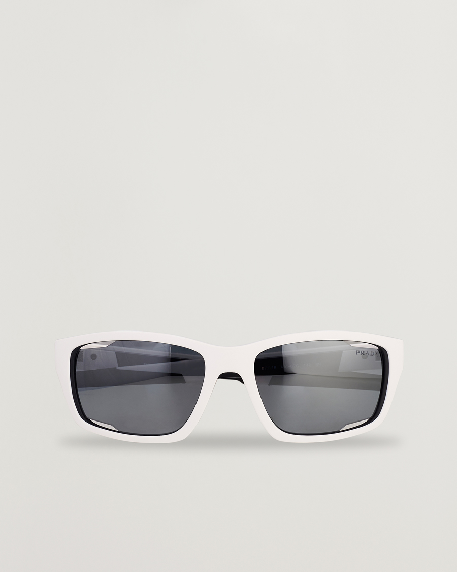 Herre | Prada Linea Rossa 0PS 04YS Sunglasses White | Prada Linea Rossa | 0PS 04YS Sunglasses White