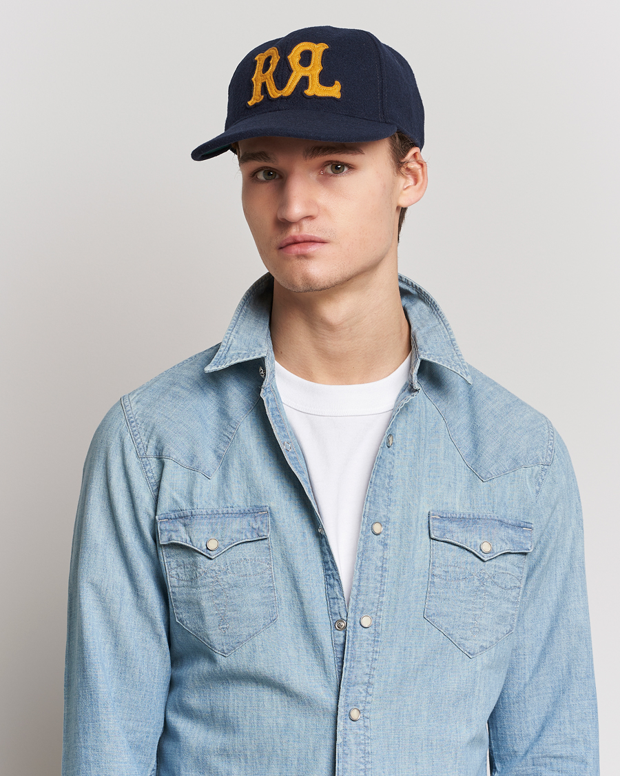 Herre | Hatter og capser | RRL | Wool Ball Cap Navy