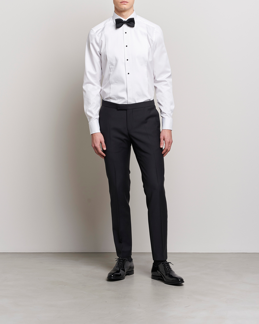 Herre | Smokingskjorter | Stenströms | Slimline Open Smoking Shirt White