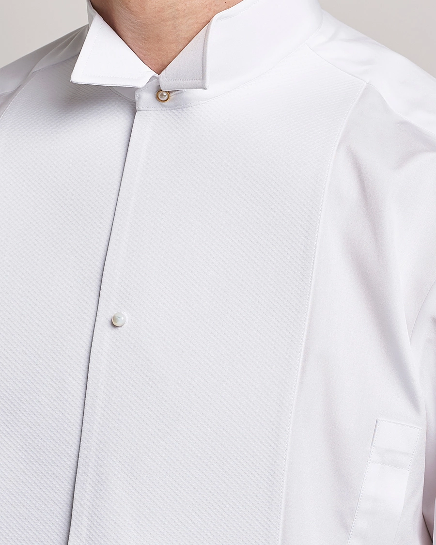 Men | Stenströms | Stenströms | Fitted Body XL Sleeve Stand Up Collar Evening Shir White