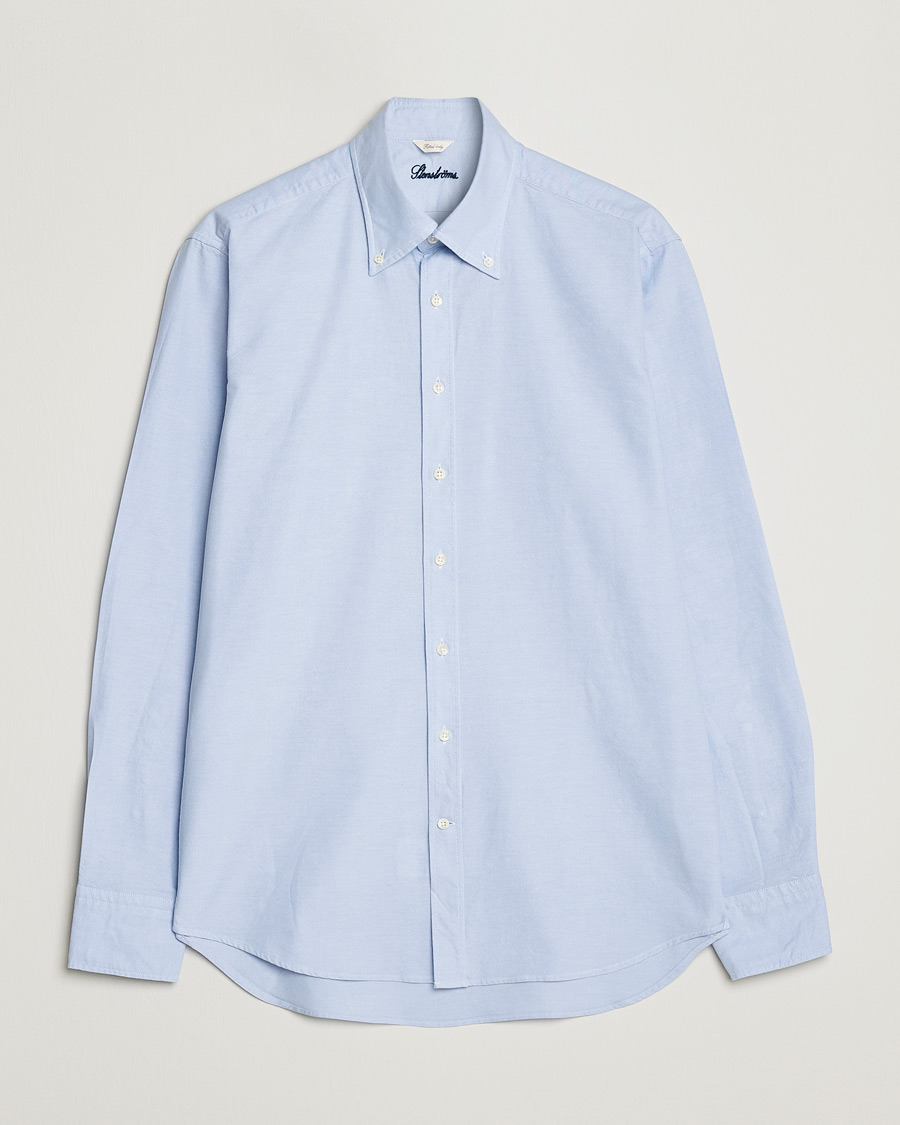 Herre |  | Stenströms | Fitted Body Oxford Shirt Light Blue