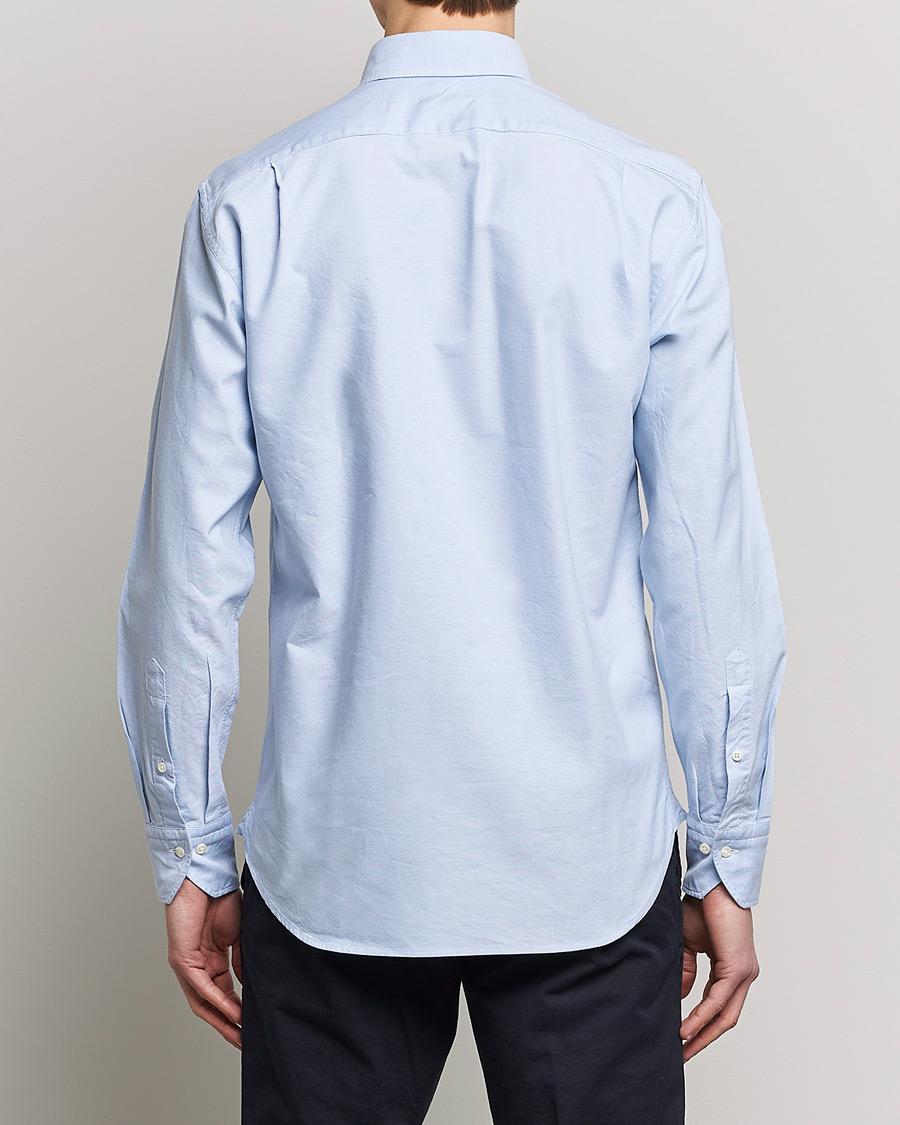 Herre | Skjorter | Stenströms | Fitted Body Oxford Shirt Light Blue