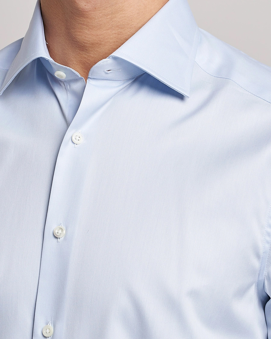 Herre | Skjorter | Stenströms | Slimline X-Long Sleeve Shirt Light Blue