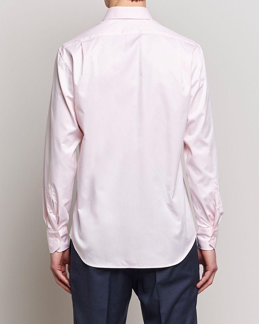 Herre | Skjorter | Stenströms | Fitted Body Cut Away Shirt Pink