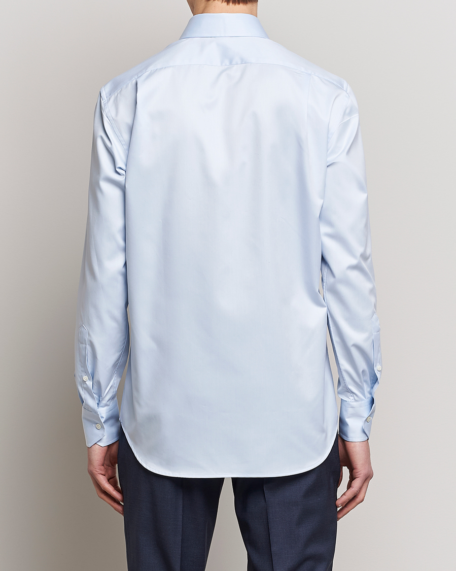 Herre | Skjorter | Stenströms | Fitted Body Kent Collar Shirt Light Blue