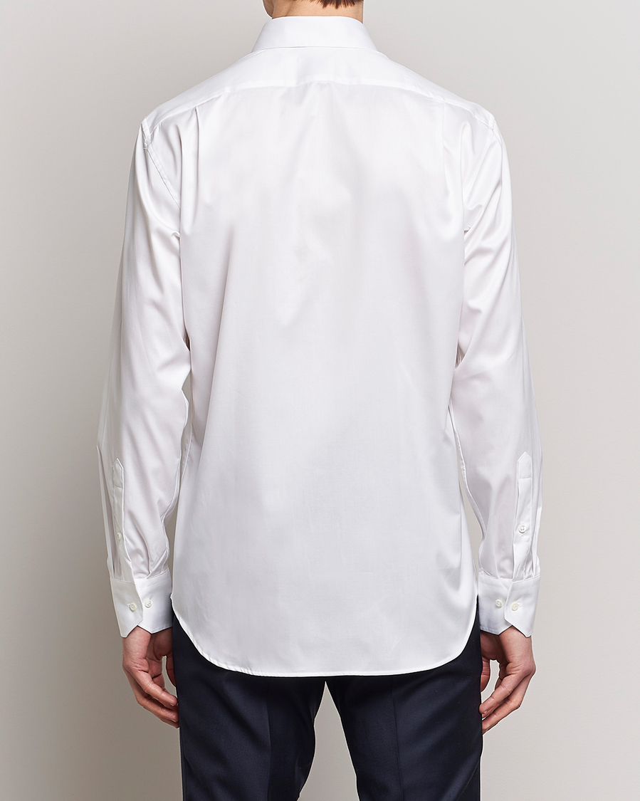 Herre | Skjorter | Stenströms | Slimline Twofold Stretch Shirt White