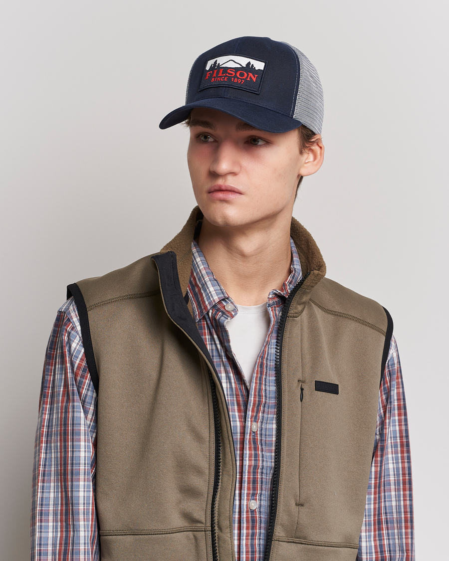 Herre | Hatter og capser | Filson | Mesh Logger Cap Navy