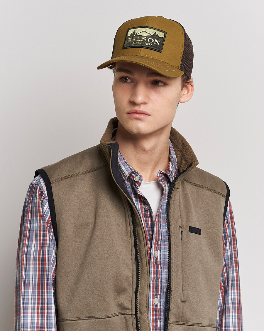 Herre | Hatter og capser | Filson | Logger Mesh Cap Dark Tan