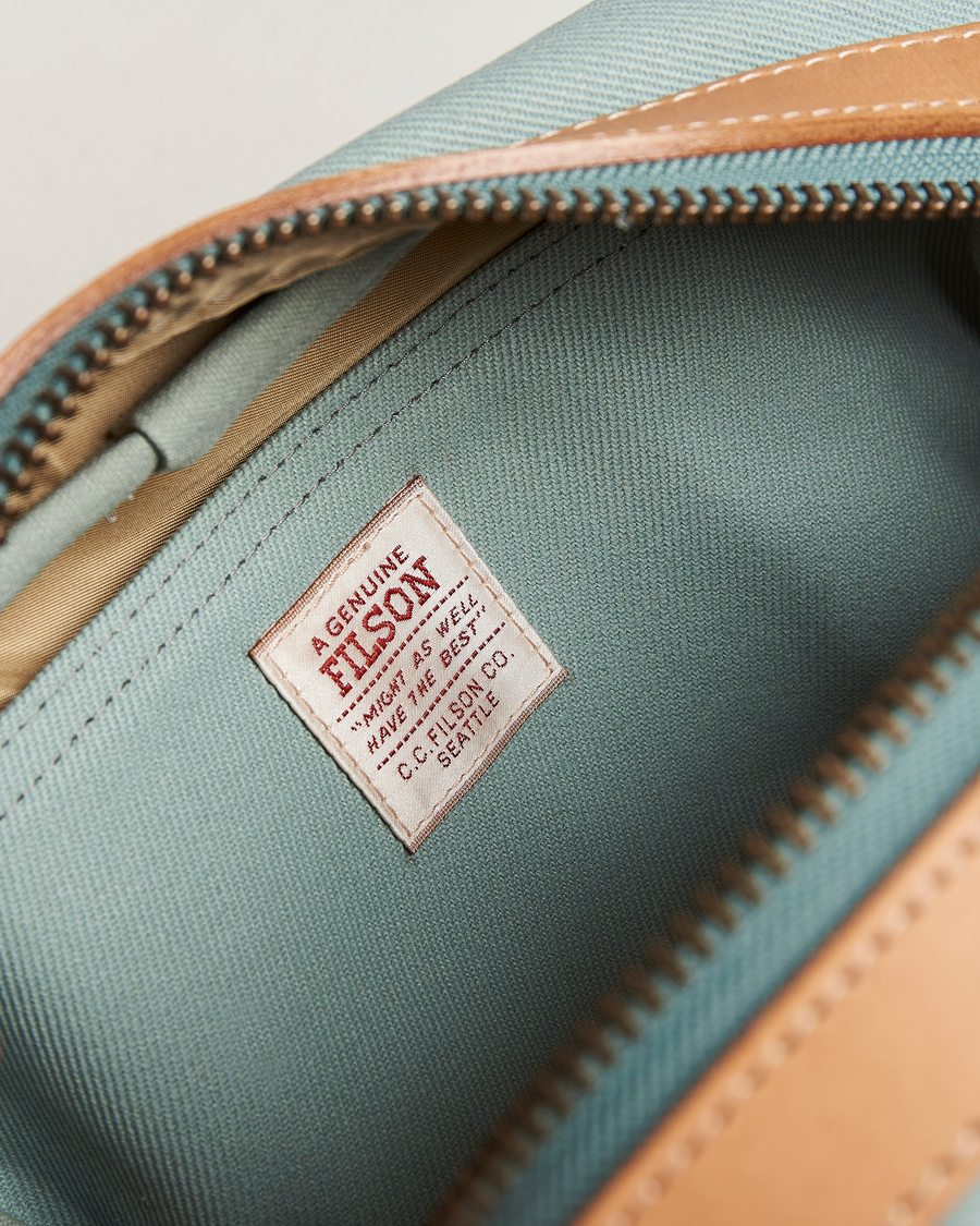 Herre | Filson Rugged Twill Travel Kit Lake Green | Filson | Rugged Twill Travel Kit Lake Green