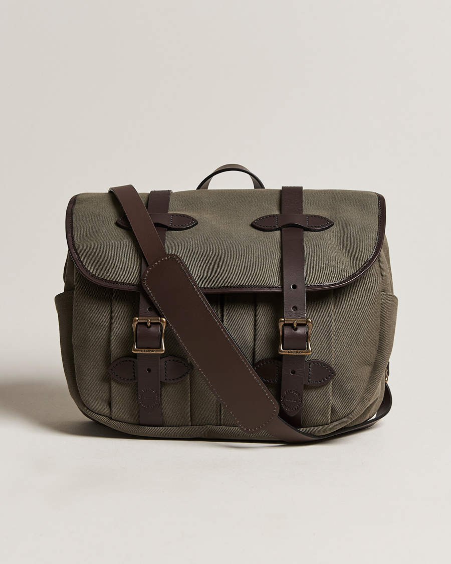 Herre | | Filson | Rugged Twill Medium Field Bag Otter Green