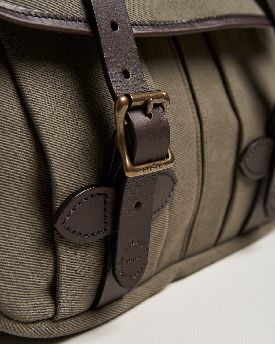Herre | Filson Rugged Twill Medium Field Bag Otter Green | Filson | Rugged Twill Medium Field Bag Otter Green
