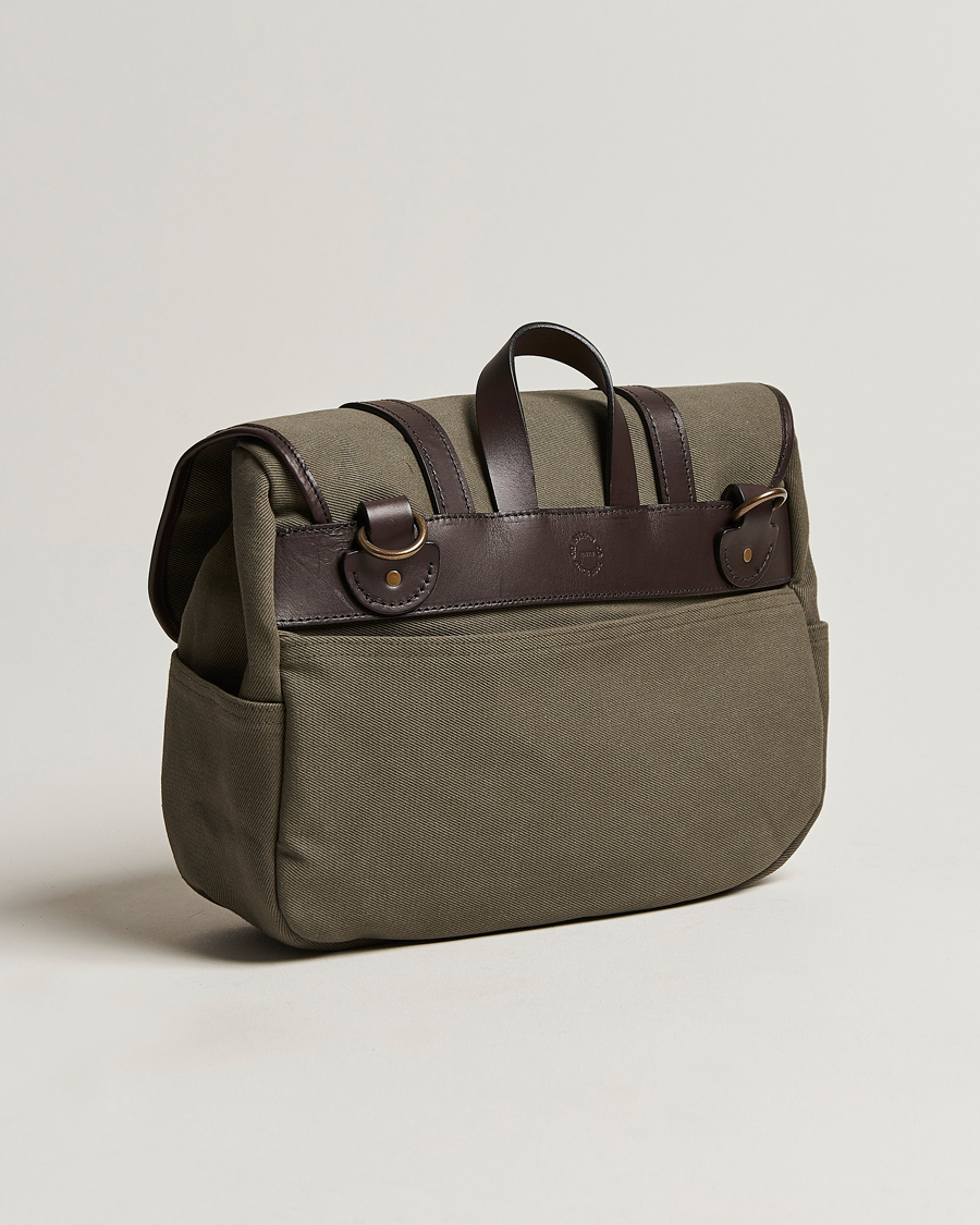 Herre | Filson Rugged Twill Medium Field Bag Otter Green | Filson | Rugged Twill Medium Field Bag Otter Green