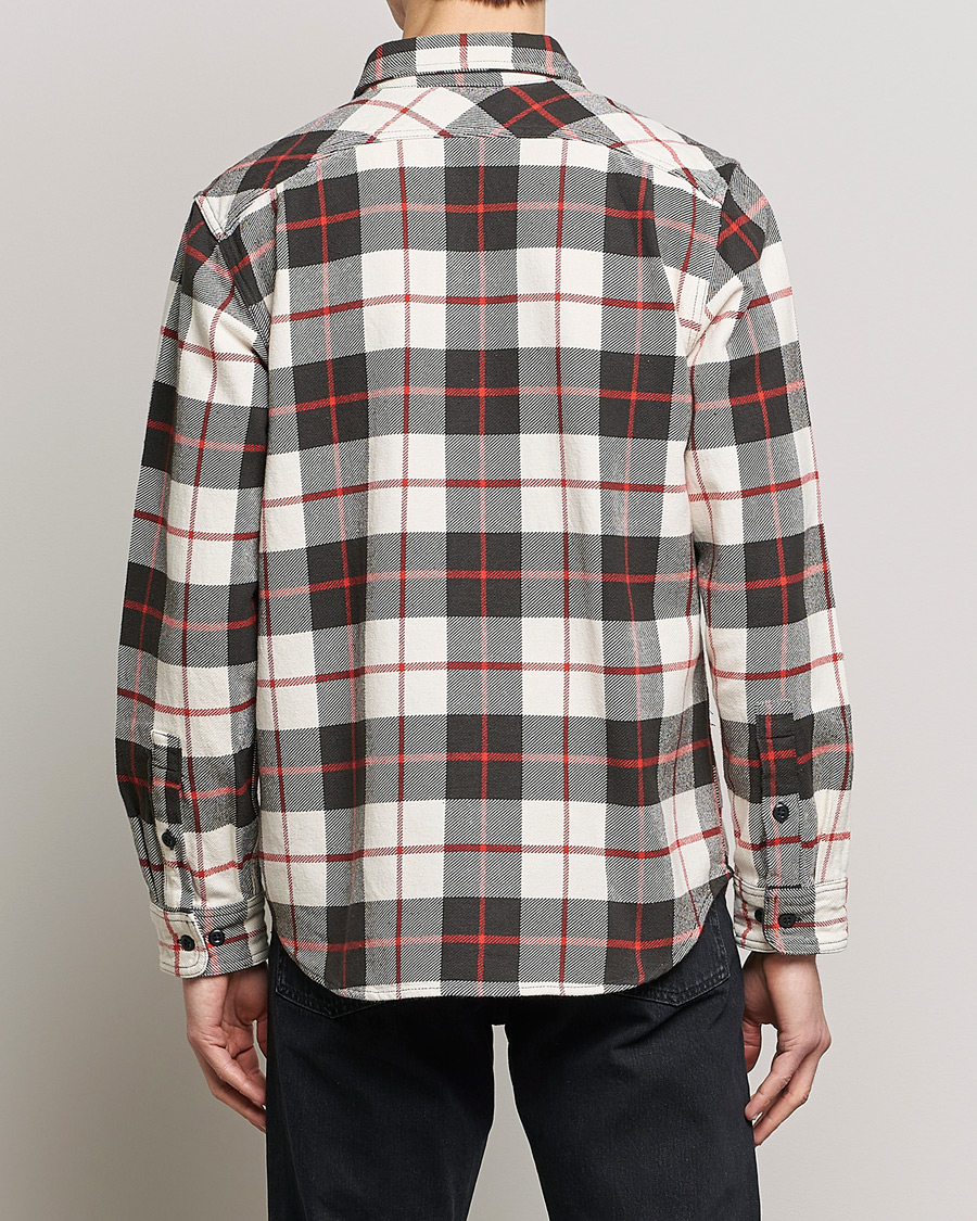 Herre | Skjorter | Filson | Vintage Flannel Work Shirt Natural/Charcoal