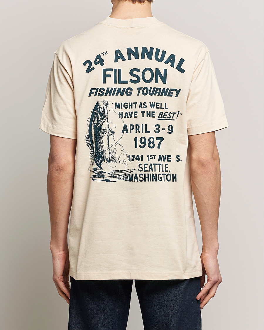 Herre | T-Shirts | Filson | Pioneer Graphic T-Shirt Stone