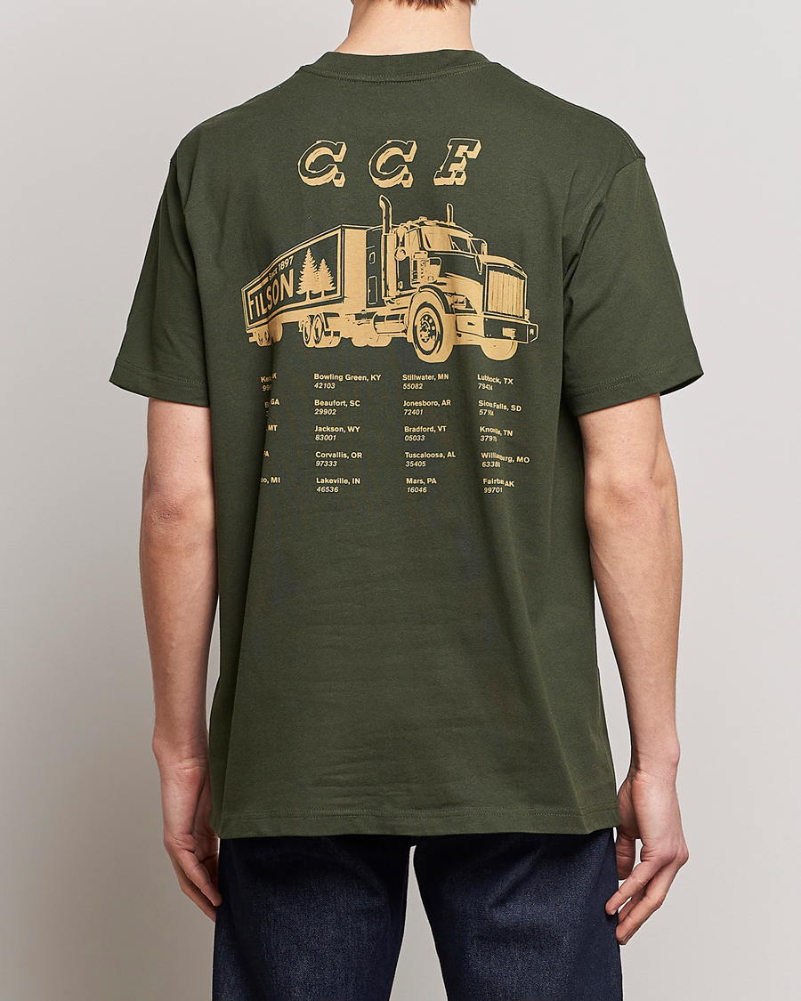 Herre | T-Shirts | Filson | Pioneer Graphic T-Shirt Dark Timberland