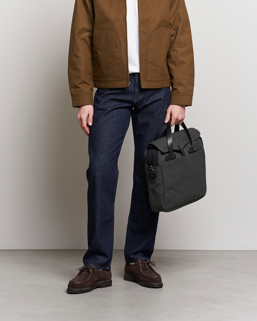 Herre | Filson Original Briefcase Faded Black | Filson | Original Briefcase Faded Black