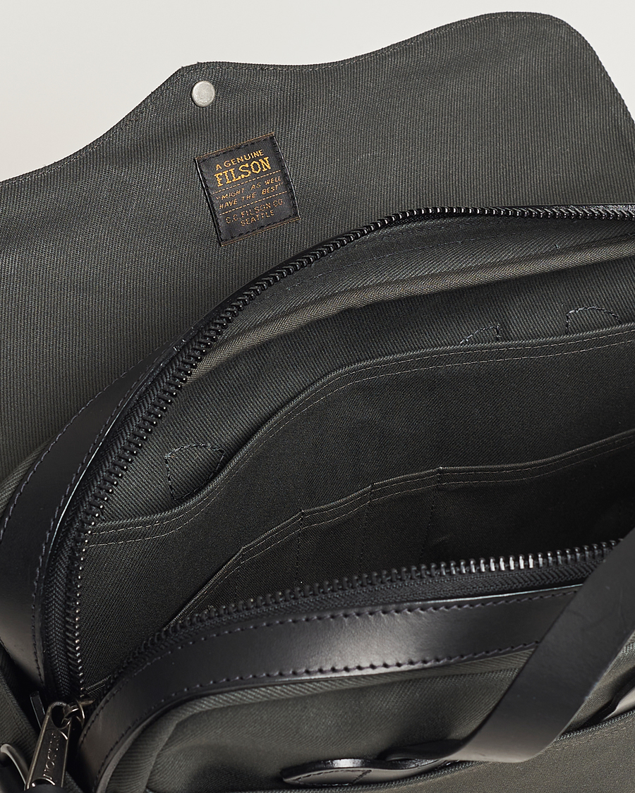 Herre | Filson Original Briefcase Faded Black | Filson | Original Briefcase Faded Black