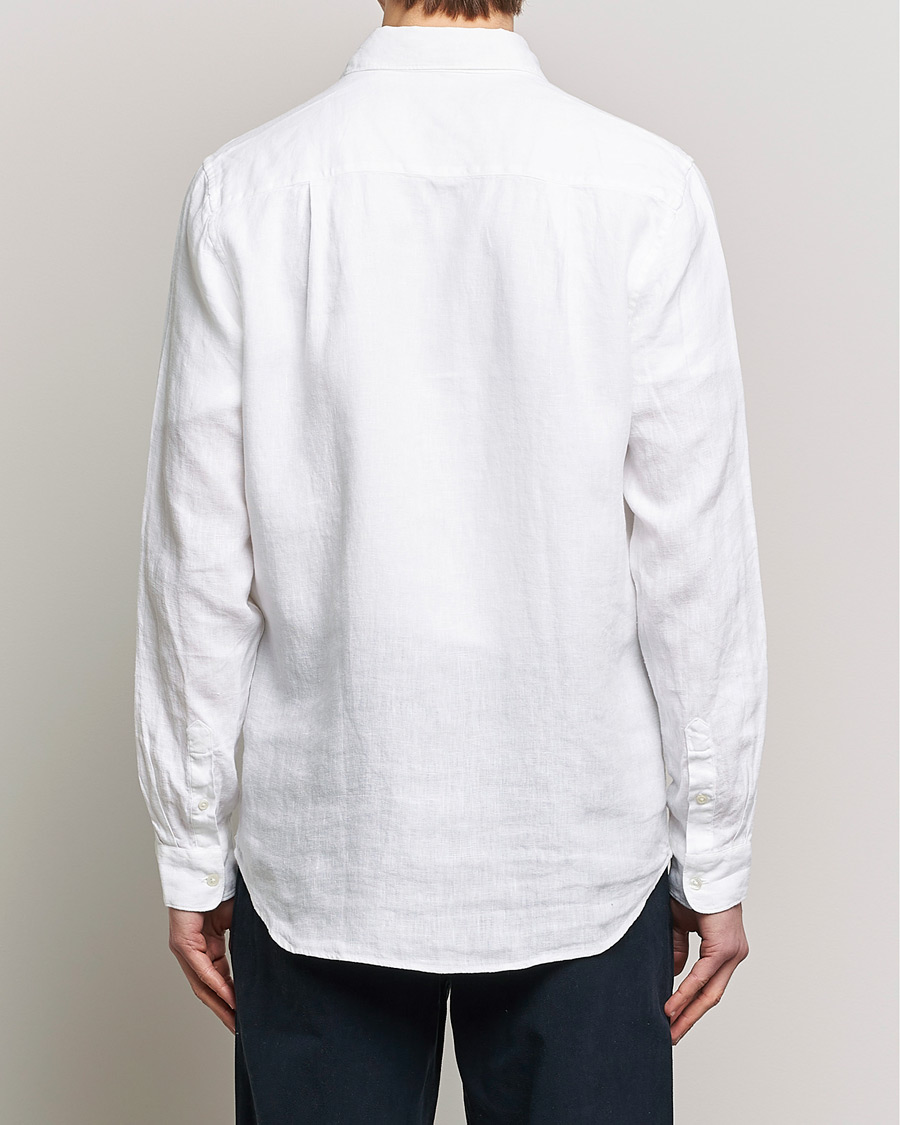 Herre | Skjorter | A Day's March | Abu Linen Shirt White