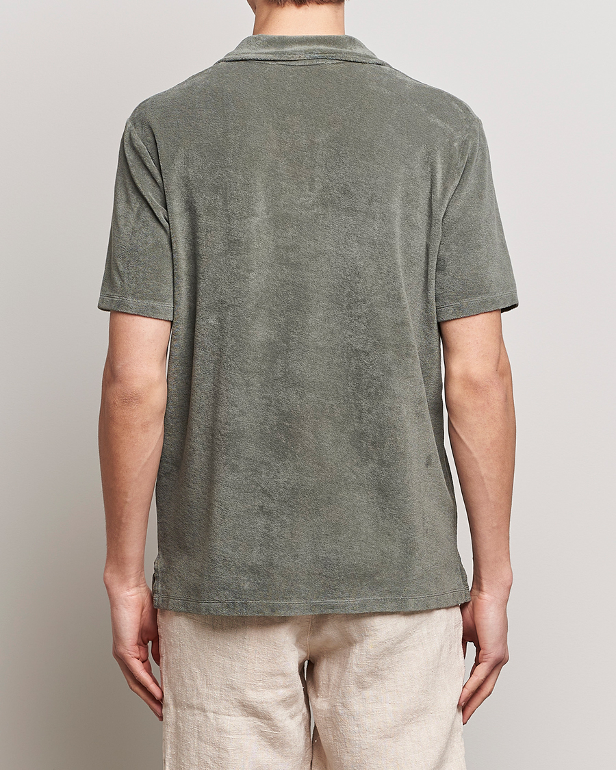 Herre | Pikéer | A Day's March | Terry Polo Dusty Green