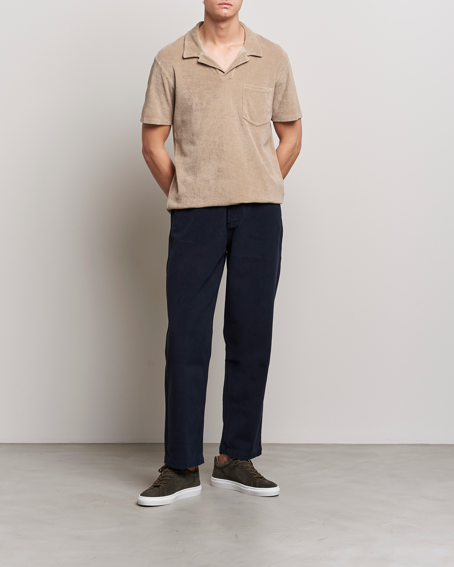 Herre | Pikéer | A Day's March | Terry Polo Khaki